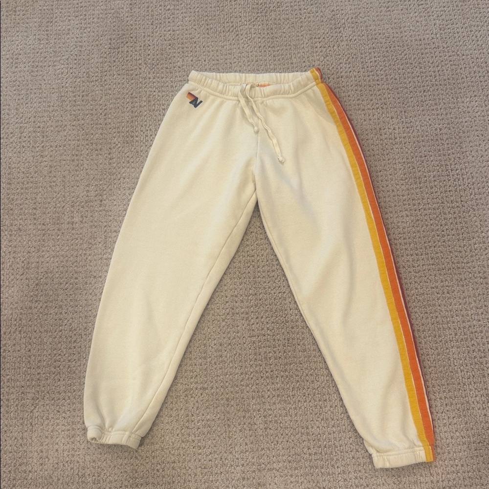 Aviator Nation 5 stripe sweatpants